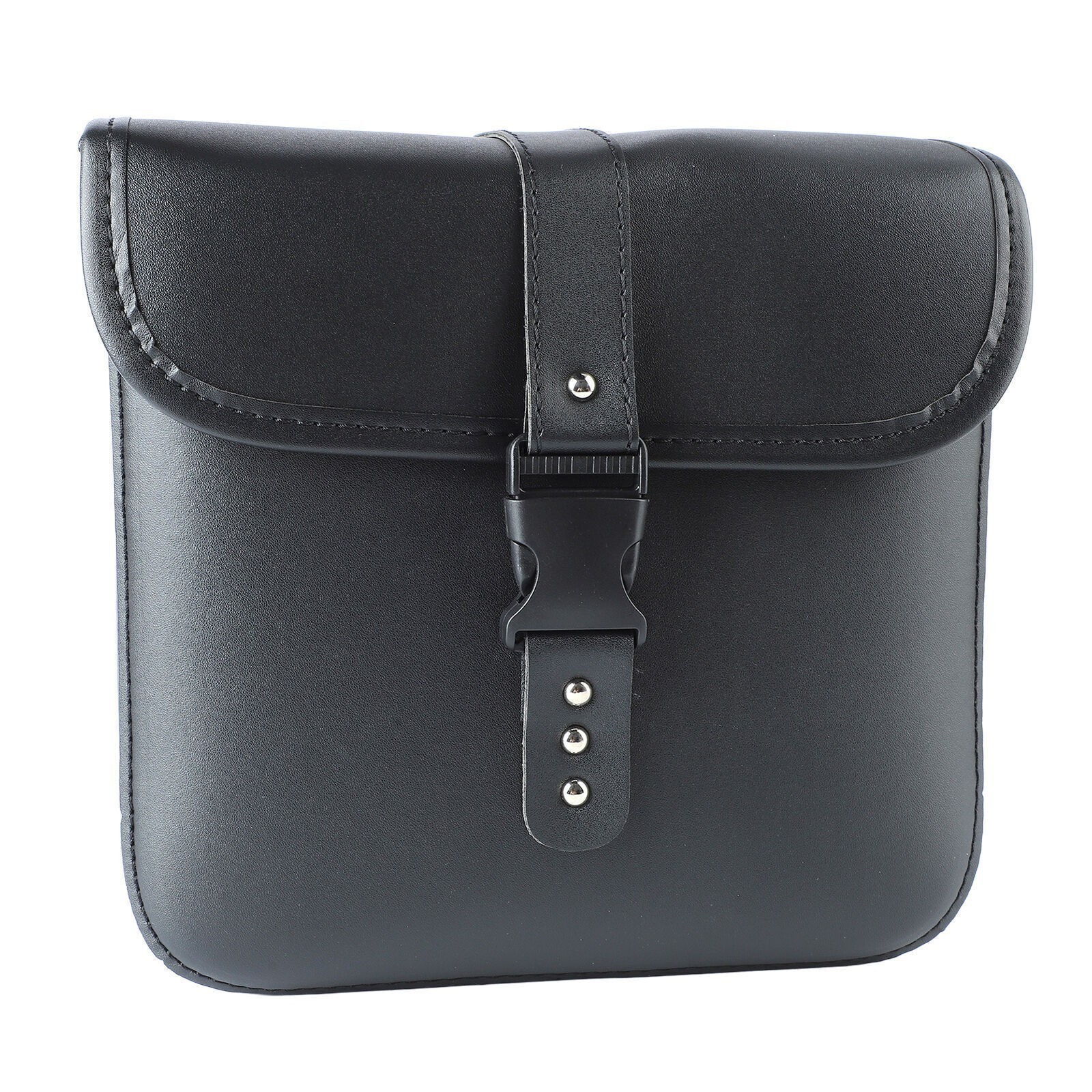 1Pair Motorcycle Saddlebags Waterproof Wear Resistant PU Leather Side Tool Bag