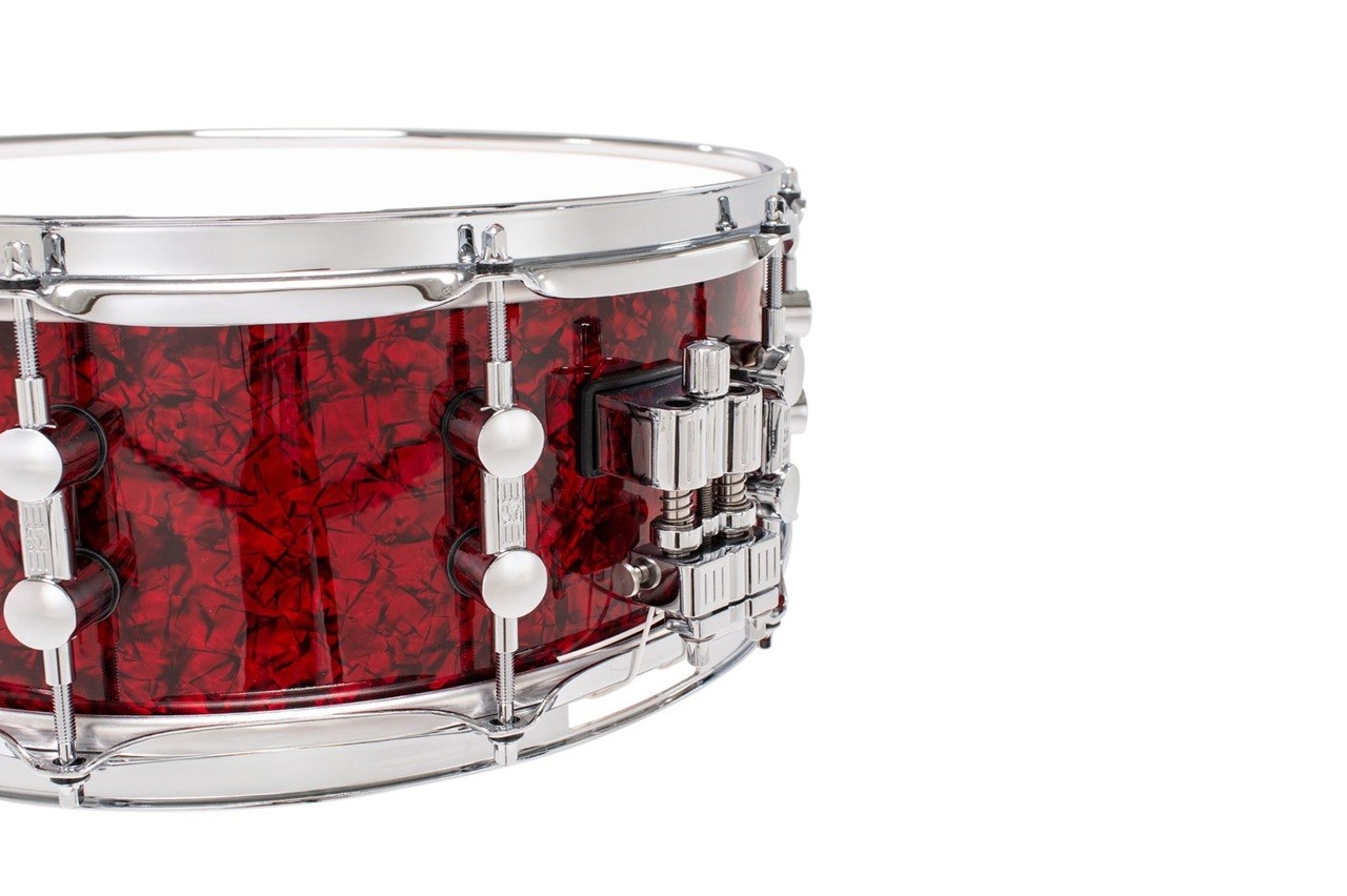 SONOR Momentum Beech 14x5.75" Red Pearl Wrap Snare Drum WorldShip NEW AuthDealer