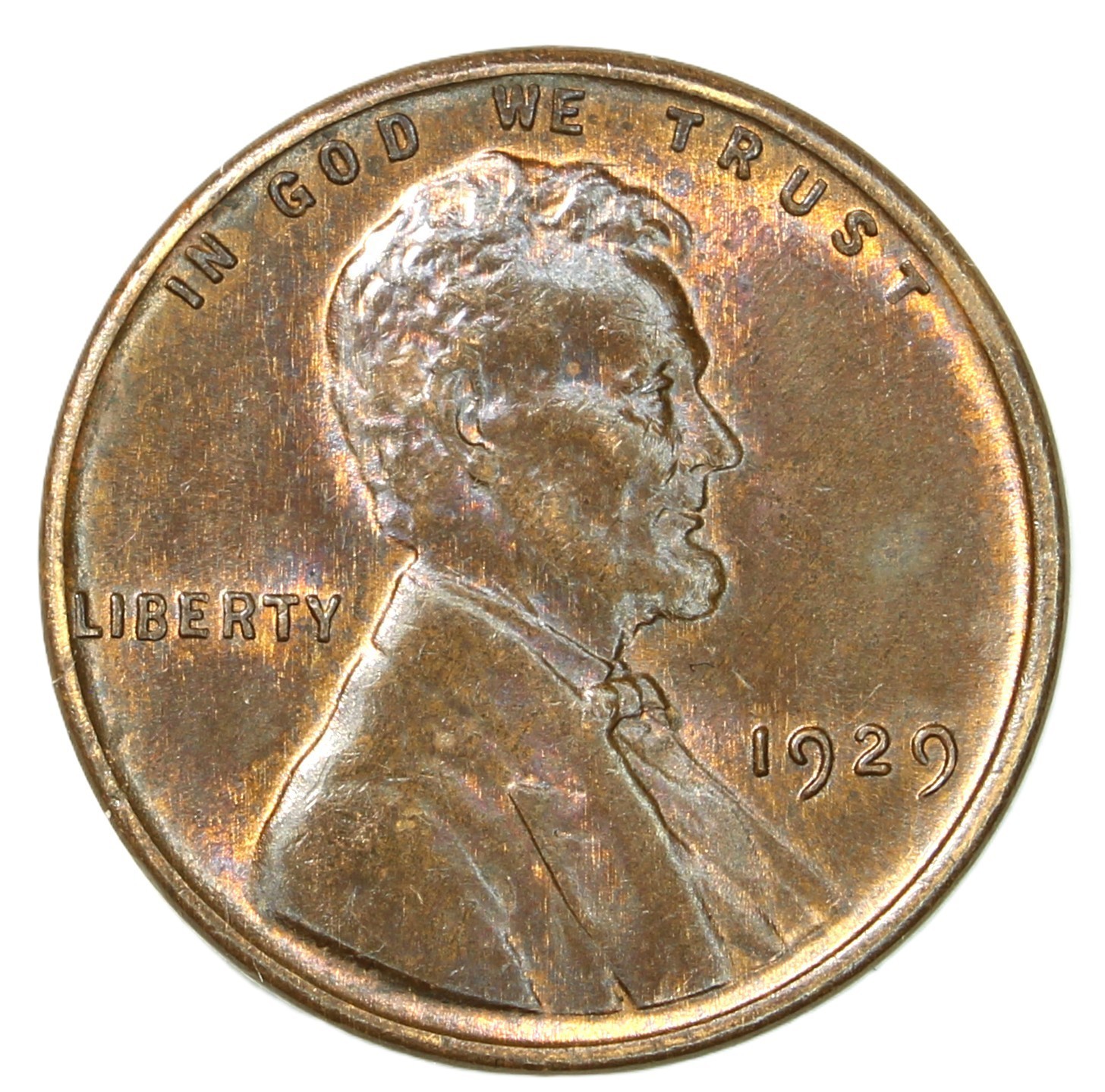 1929 1C BN Lincoln Cent- Choice UNC - SMH 1488