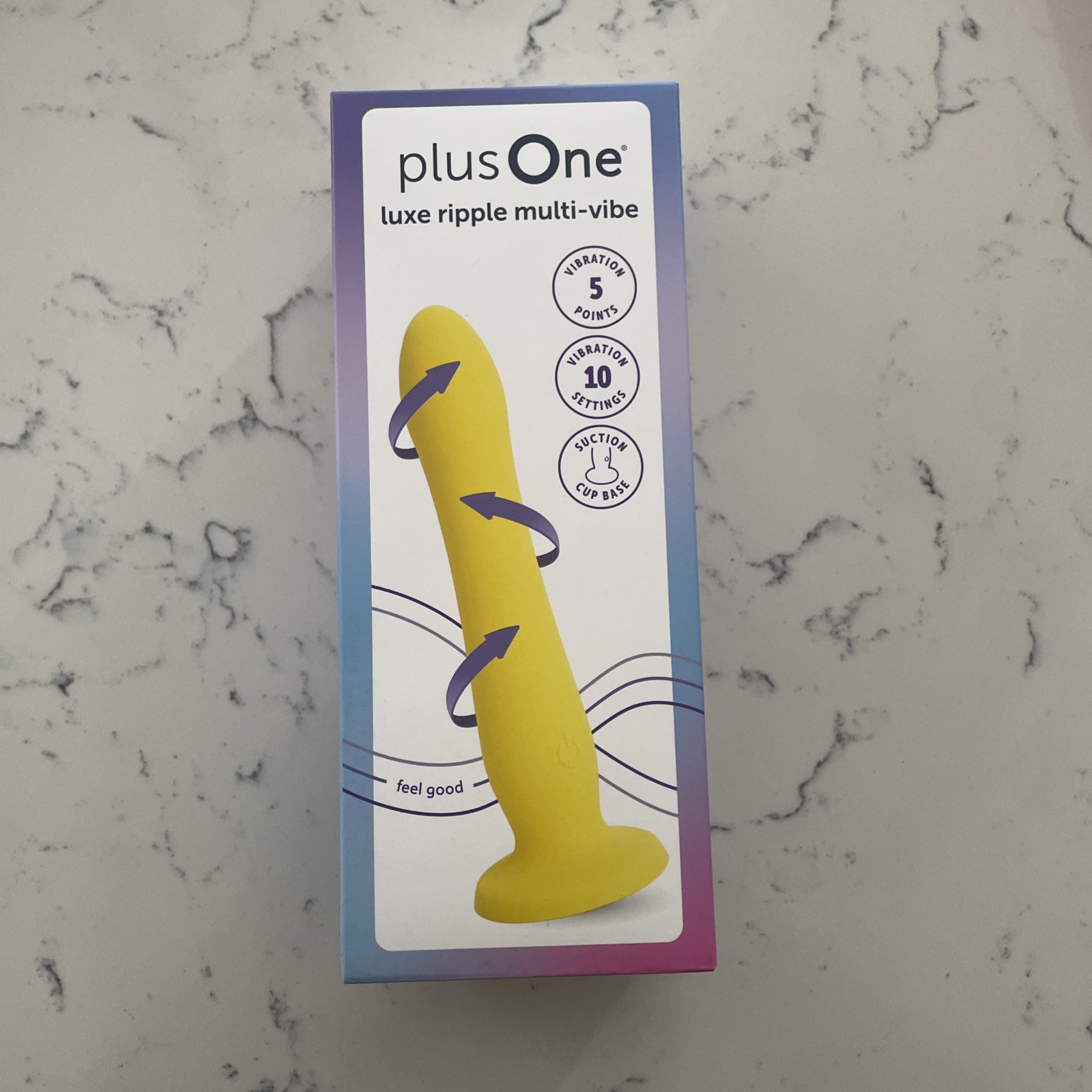Plus One Luxe Ripple Multi-Vibe Waterproof - Rechargeable-Suction Cup NEW SEALED