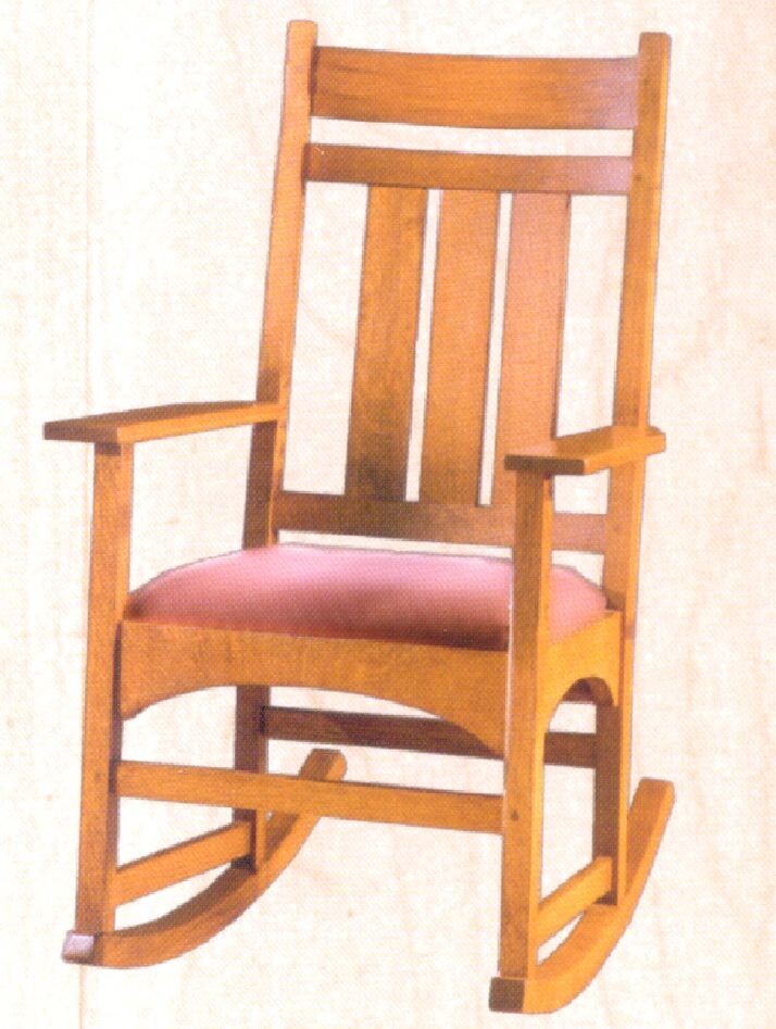 MISSION ROCKING CHAIR WOOD WORKING PLANS - NEW
