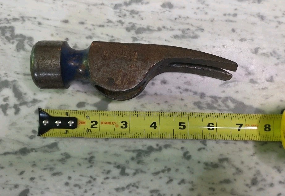 Vtg Vaughan Hammer 23 oz Framer Construction Milled Face Made in USA Head Only