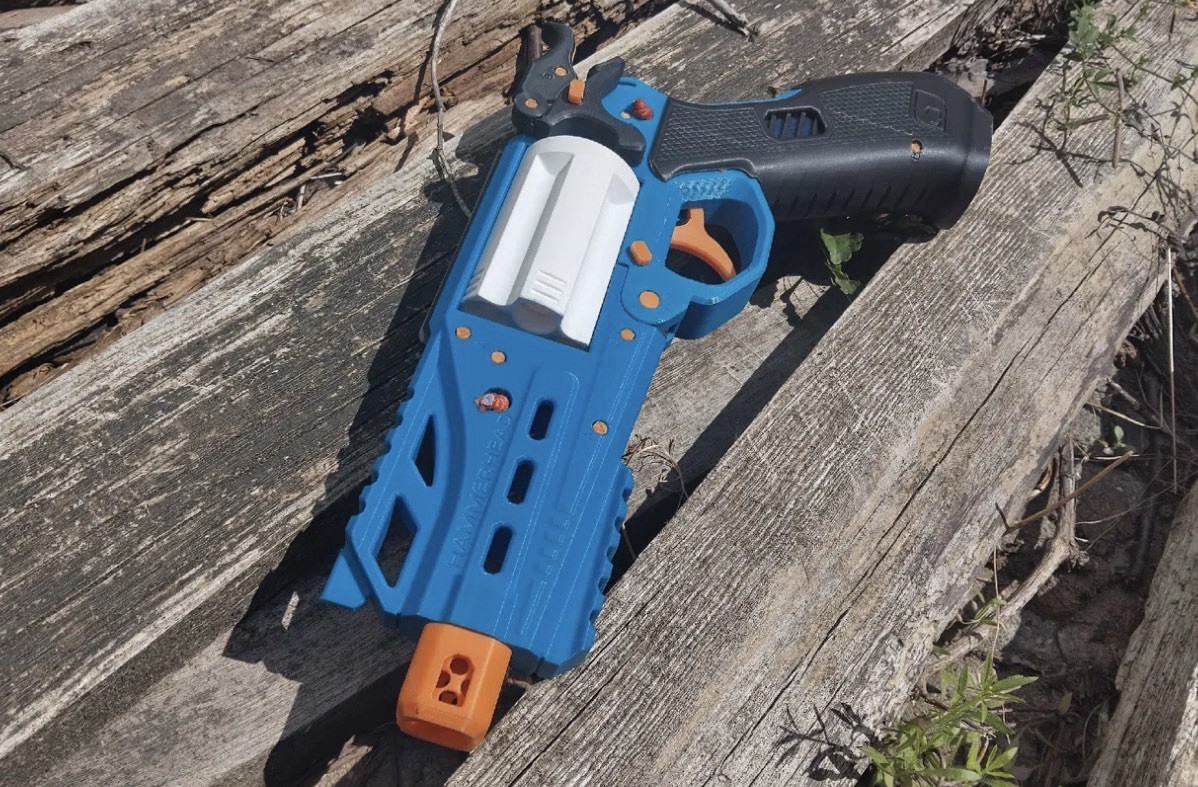 Leedle Dynamics Hammerhead Foam Dart Nerf Blaster | FULLY ASSEMBLED (read desc.)