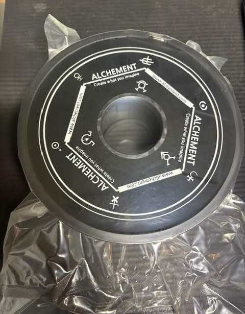 Alchement 3D Printer Filament 1.75mm 1kg TPU Spool Clear Transparent