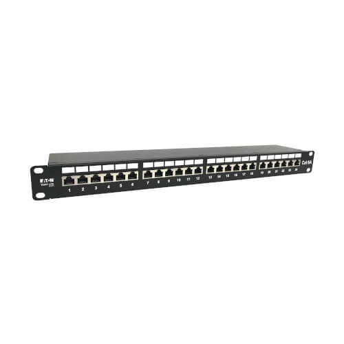 Eaton / Tripp-Lite N252-024-6A-SH High-Speed Cat6A Shielded 24-Port Patch Panel