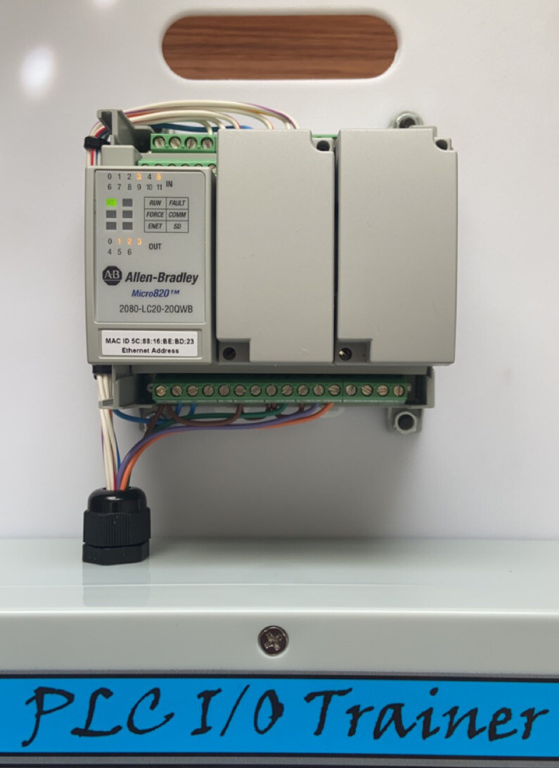 Allen-Bradley Micro820 Programmable CCW PLC Trainer Micro800 Training Kit