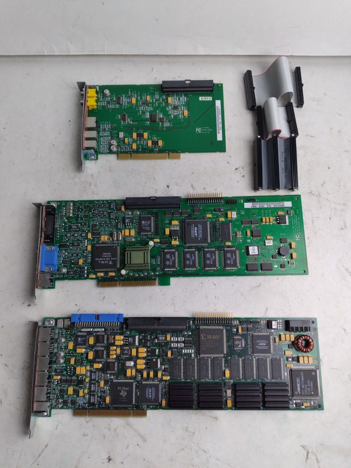 Picturetel AudioVideo card set Steam VGA Board 0266, AudioVideo 0290, and VCR