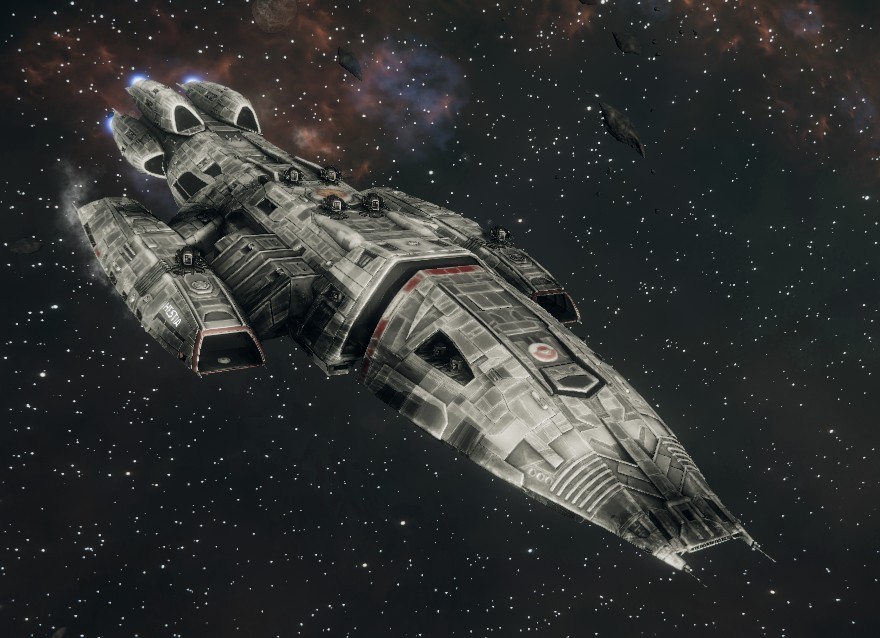 Battlestar Galactica Valkyrie Class Battlestar 3d Resin Print. 11.5" In Length