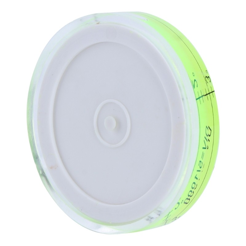 60mmx12mm PMMA Bubble Degree Mark Surface Level Round For Measuring Tool
