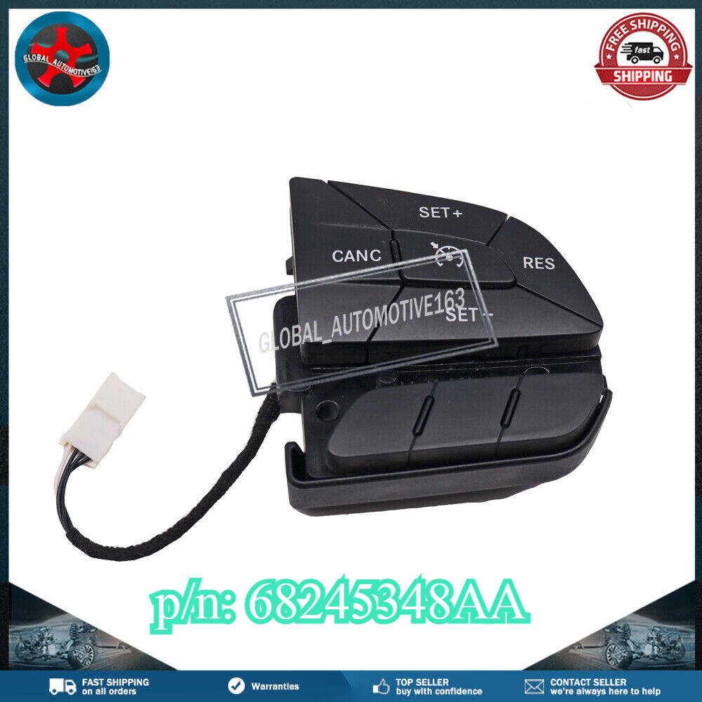 New Steering Wheel Audio Switch RIGHT For Dodge Jeep 68245348AA