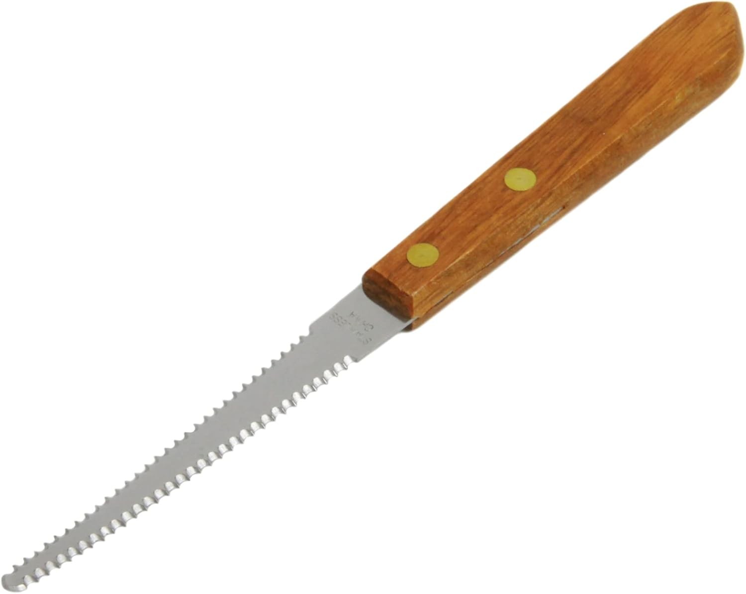 Stainless Steel Grapefruit Knife with Wood Handle, 3.75 Inch Sharp Serrated