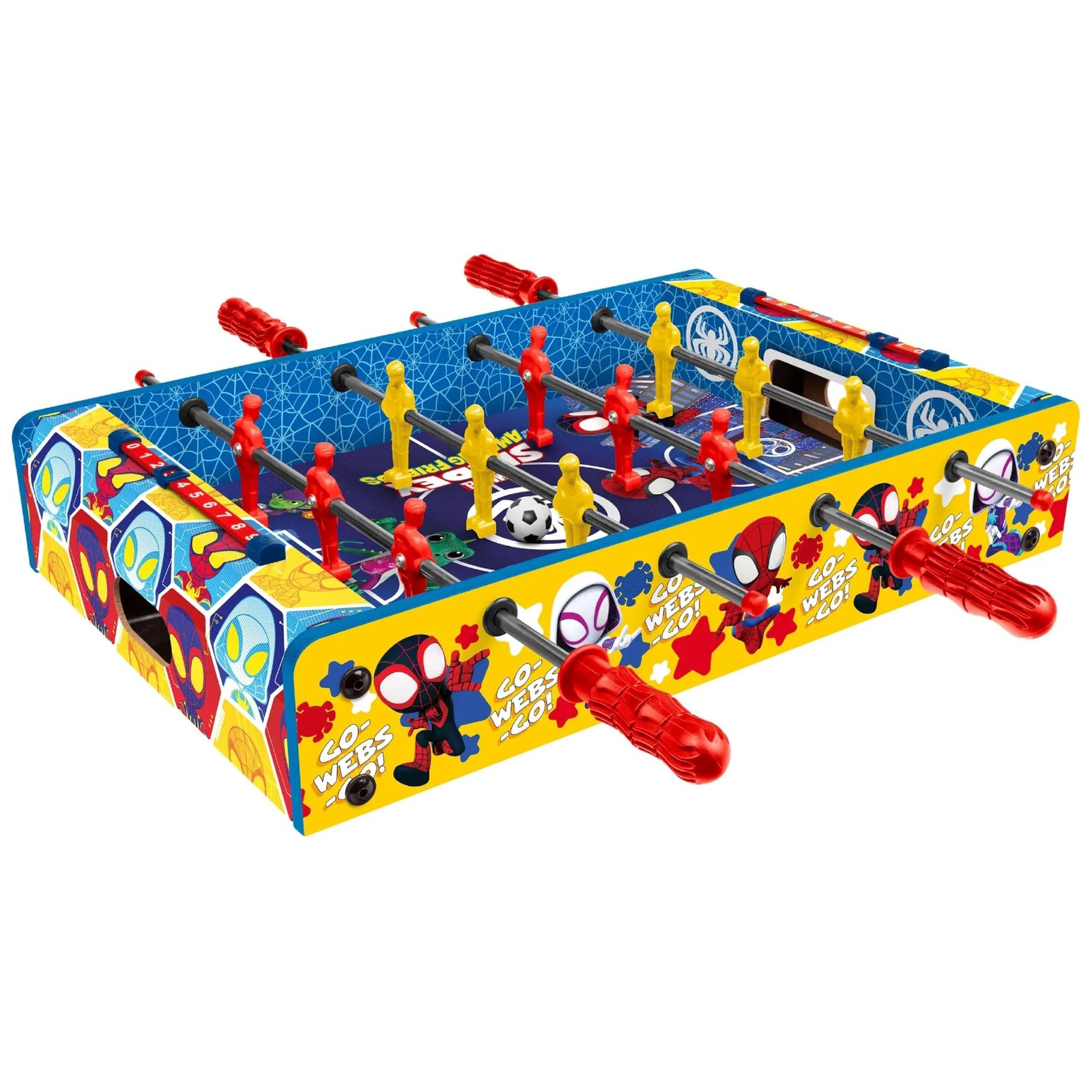 World Tech Toys Marvel Spidey & Friends Foosball Table for Kids – Tabletop So...