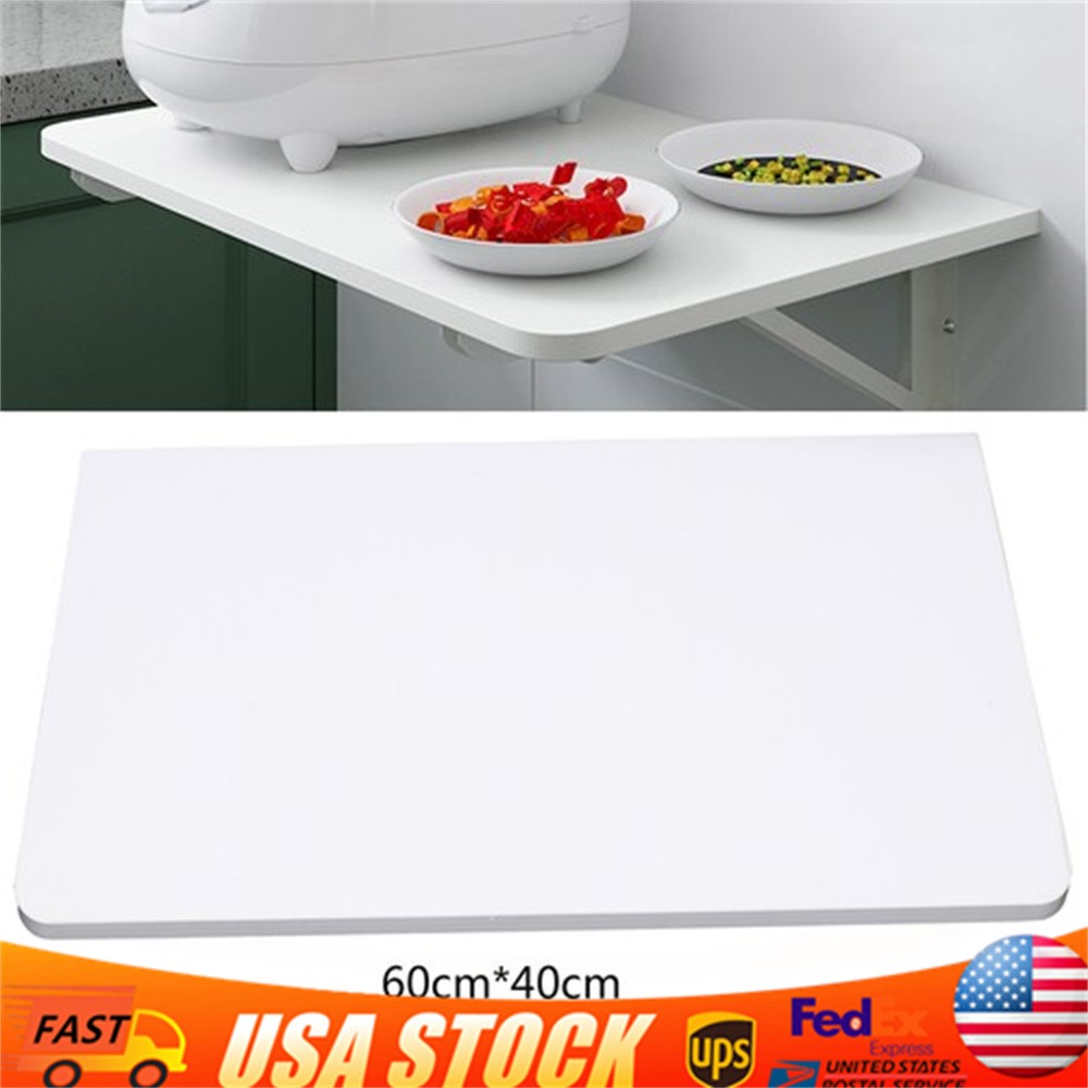 Wall Mounted Floating Desk Folding Murphy Desk Folding Table Space Saving White