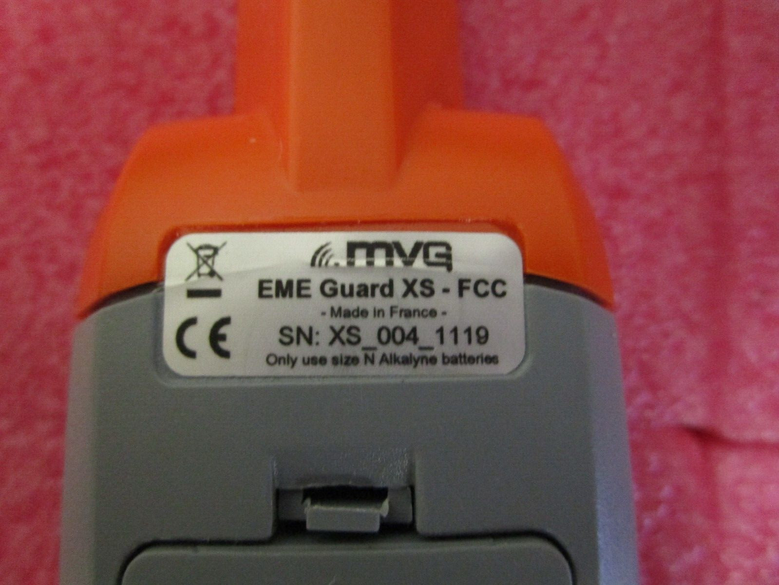 MVG EME-GUARD-XS RF Meter Unit, case and Hand Strap