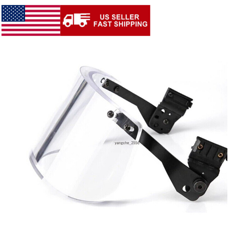 IN US! Tactical Helmet Bulletproof Mask NIJ IIIA Ballistic Face Shield Mask NEW