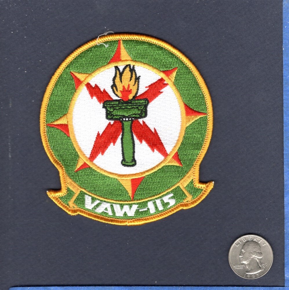 Original VAW-115 LIBERTY BELLS US NAVY Grumman E-2 HAWKEYE CVW-5 Squadron Patch