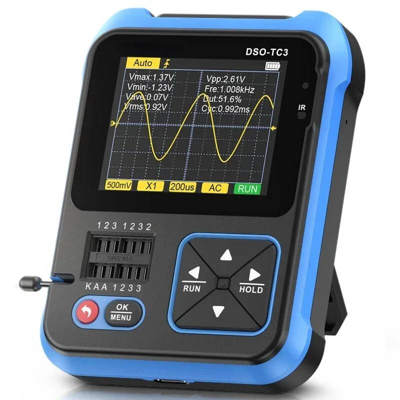 Transistor Tester Function Diode Signal Generator DSO-TC3 Digital Oscilloscope