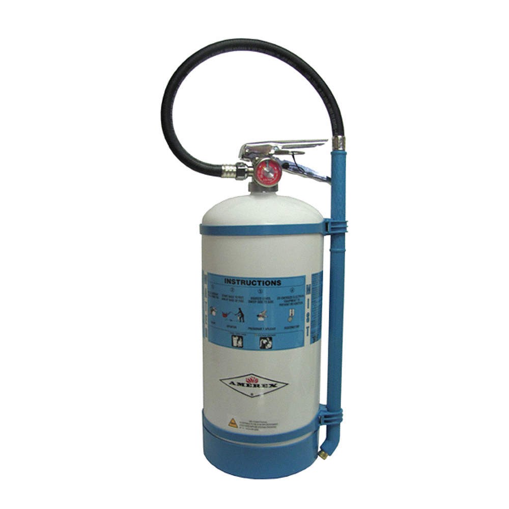 AMEREX C270 Fire Extinguisher,SS,White,AC 13J015