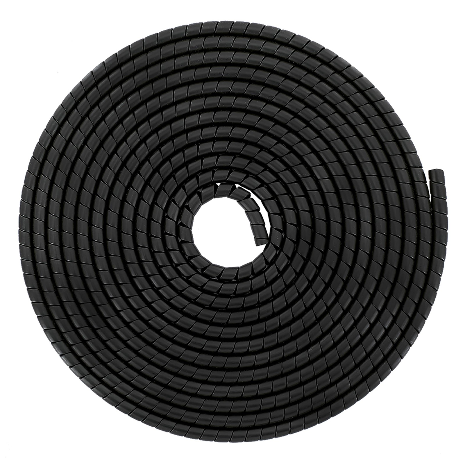 XIENLIU Spiral Wrap Hose Cable Protector - 0.5" OD x 25' Pre-Cut Black