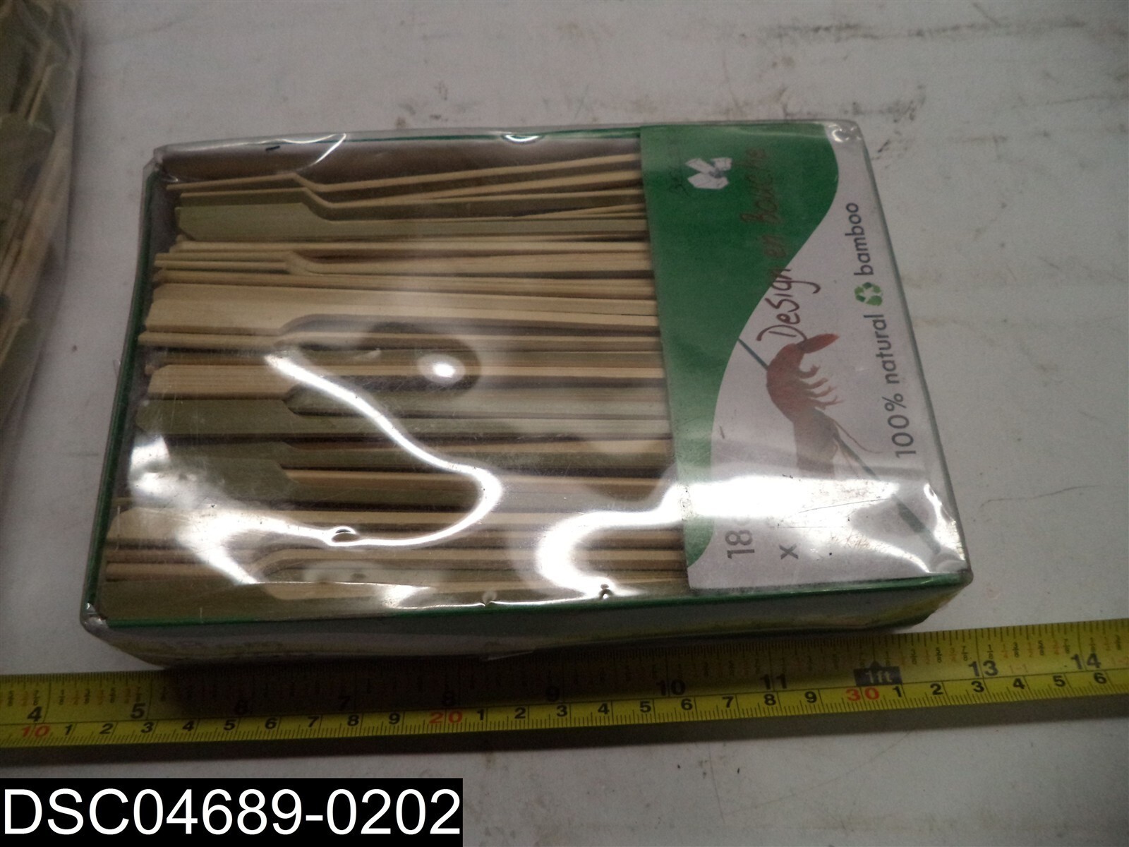 QTY=750 (3 Boxes X 250) Design En Bouche Bamboo Skewers 18cm