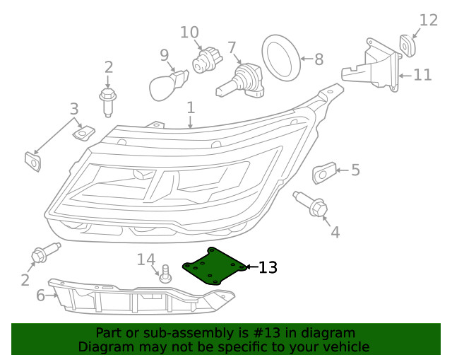Genuine Ford Control Module FB5Z-13C788-B