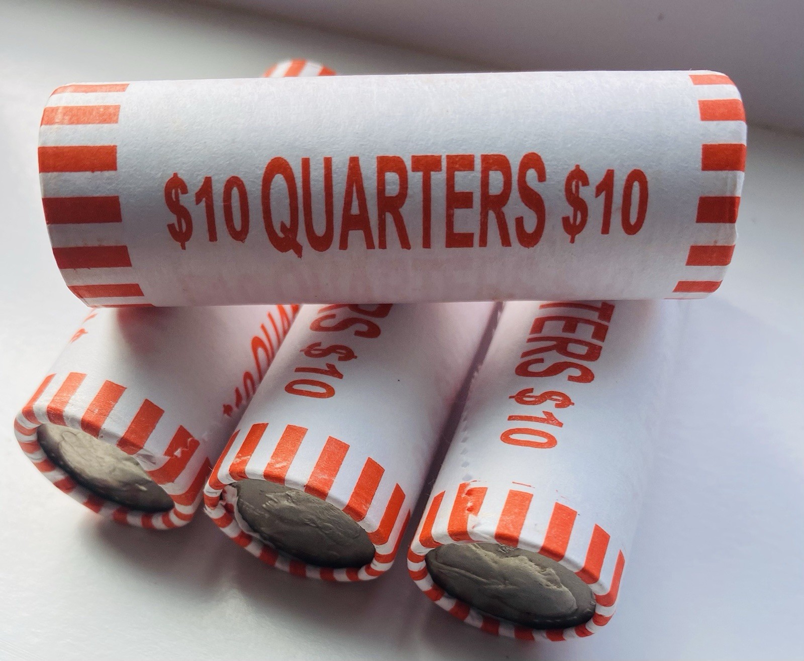 1 Roll of OBW Unsearched Bank Sealed Quarters 40 coins ($10 FV)