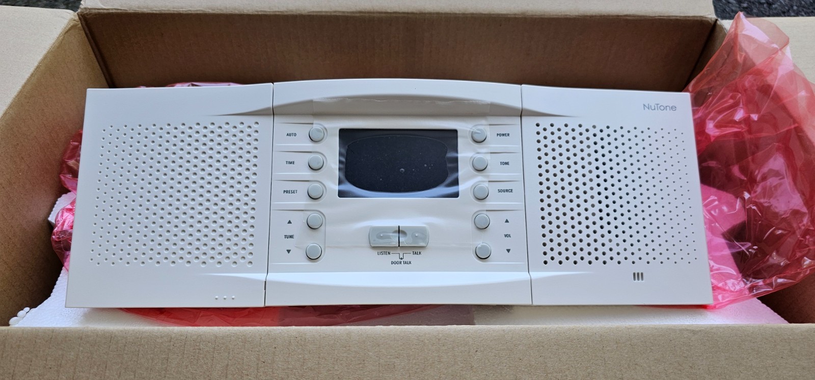 (New Open Box) NuTone NM200WH Intercom Master + 2 NRS200WH Remotes