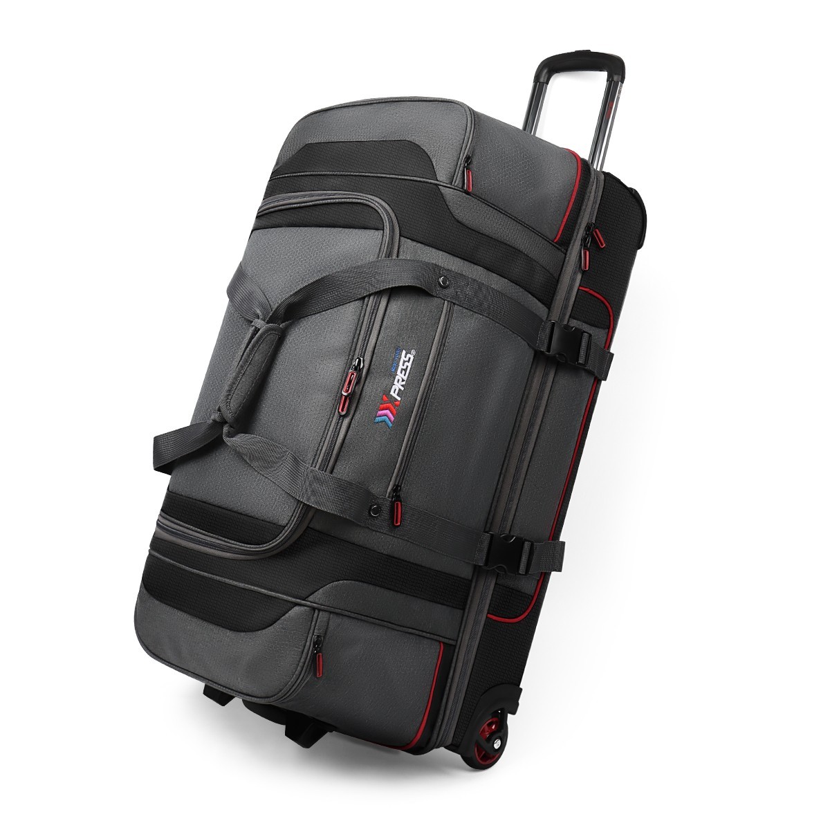 30in Rolling Duffle Bag With Telescopic Handle & Wheels Extra Large Luggage Bags