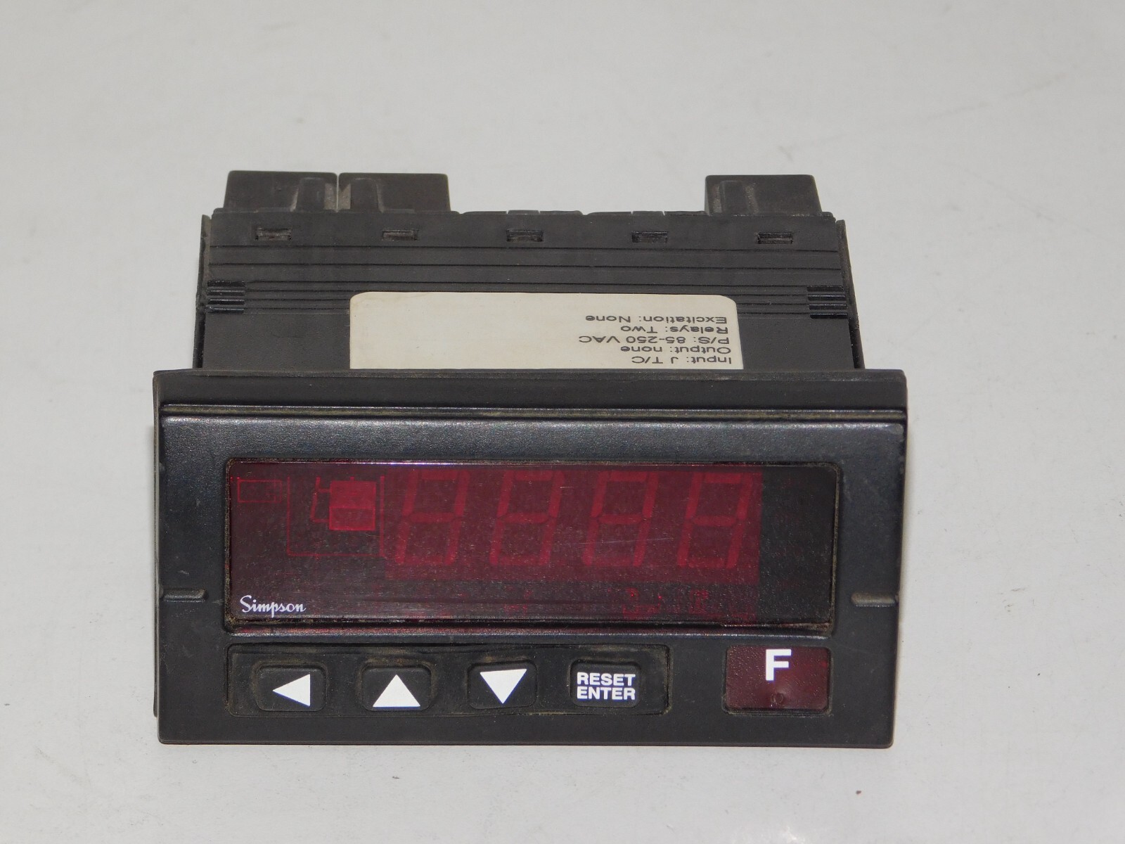 Simpson H340491020 Hawk 3 Digital Temperature Controller 4 Digit LED Panel Meter
