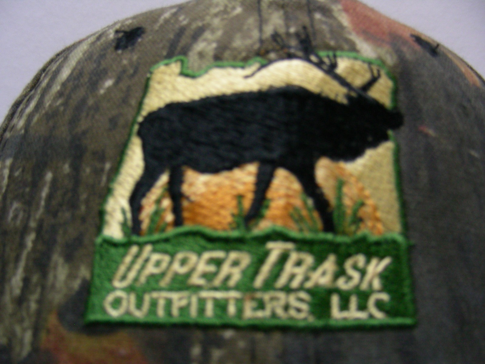 UPPER TRASK OUTFITTERS - CAMOUFLAGE - ONE SIZE ADJUSTABLE BALL CAP HAT!