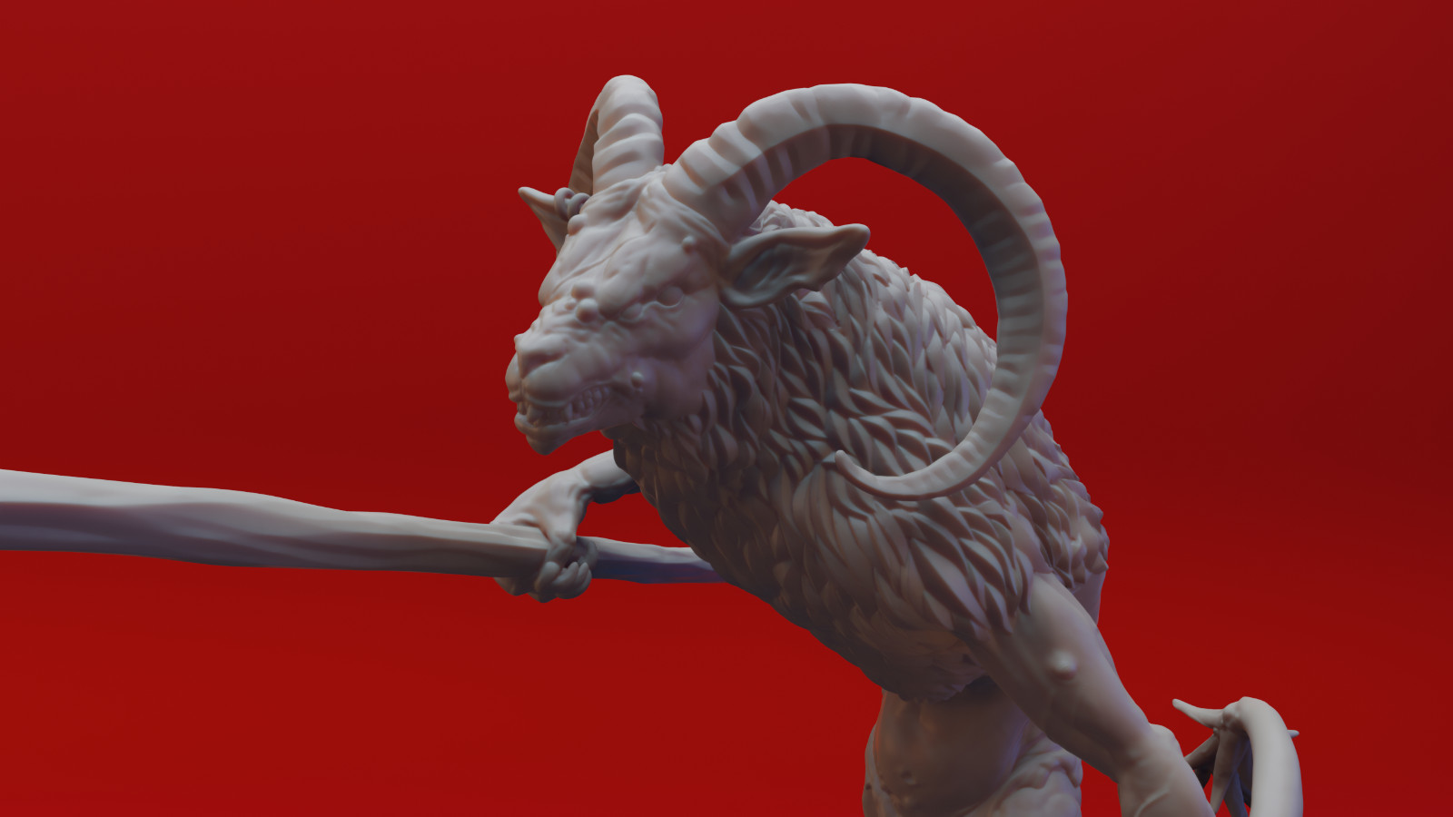 Bulezau Demon - Yasashii  Monster Dungeons and Dragons 32mm Fantasy D&D Roleplay
