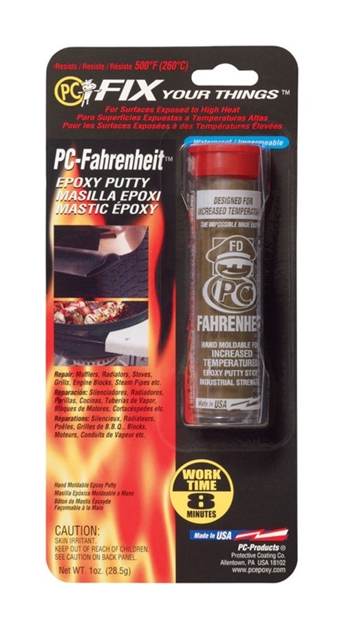 PC-Fahrenheit 25543 Brown/White Pungent Hand-Moldable Solid Epoxy Adhesive 1 oz.