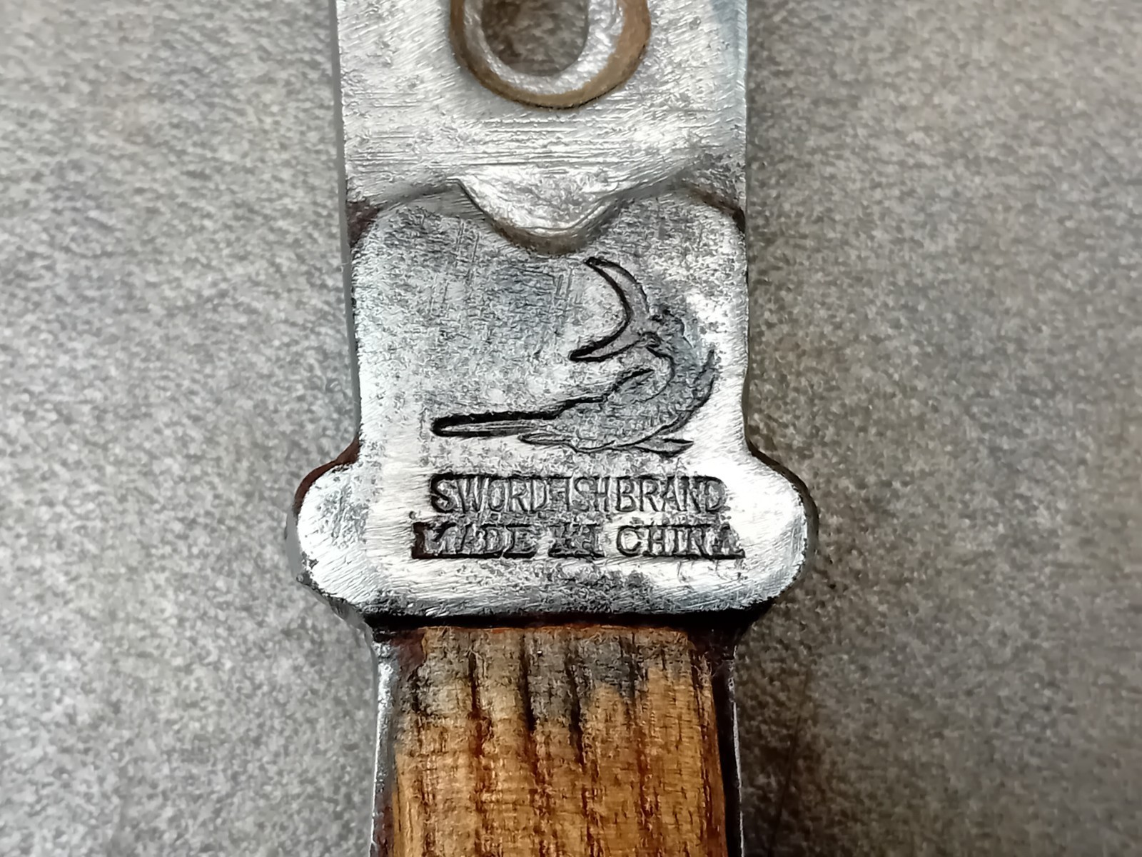 Vintage Swordfish Crate Axe Hammer