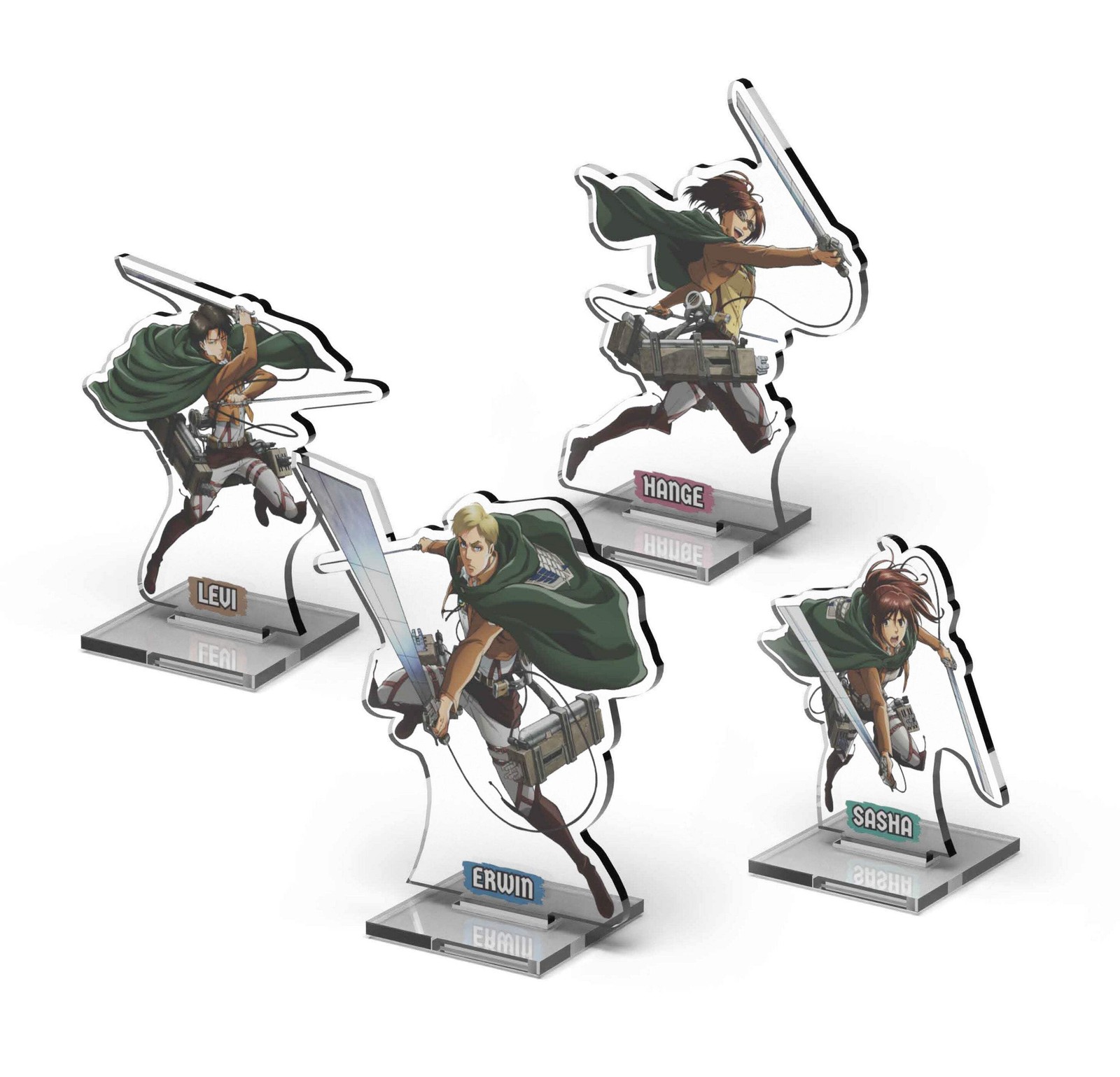 Attack on Titan 2DZ Acrylic Standees: Pack 2