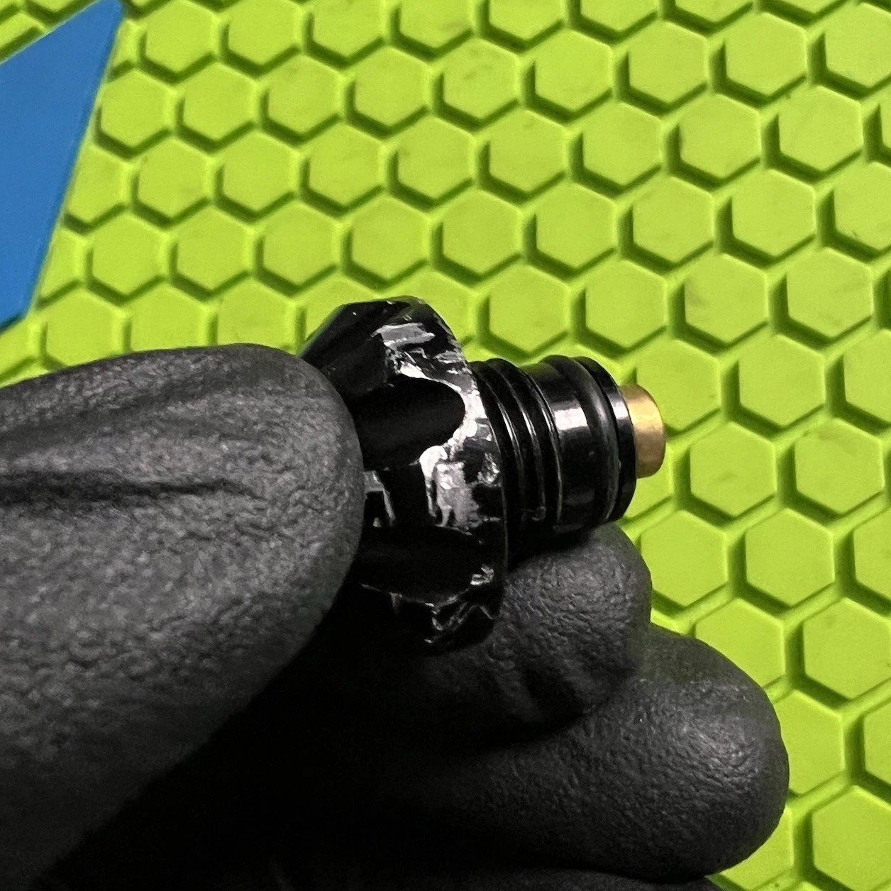 BOB LONG 2K2/2K5 INTIMIDATOR MARKER ADJUSTABLE END CAP - BLACK - PAINTBALL