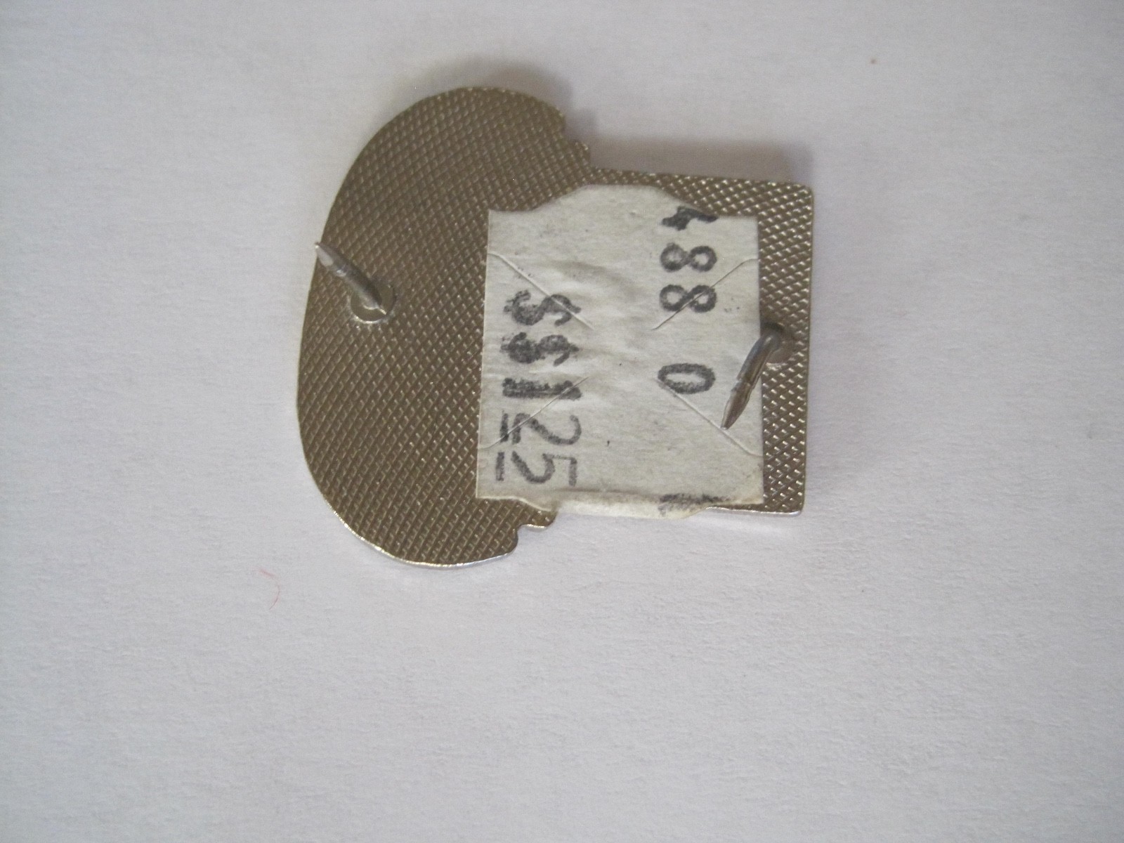 Per Chartas Servimus Pin Back Vintage