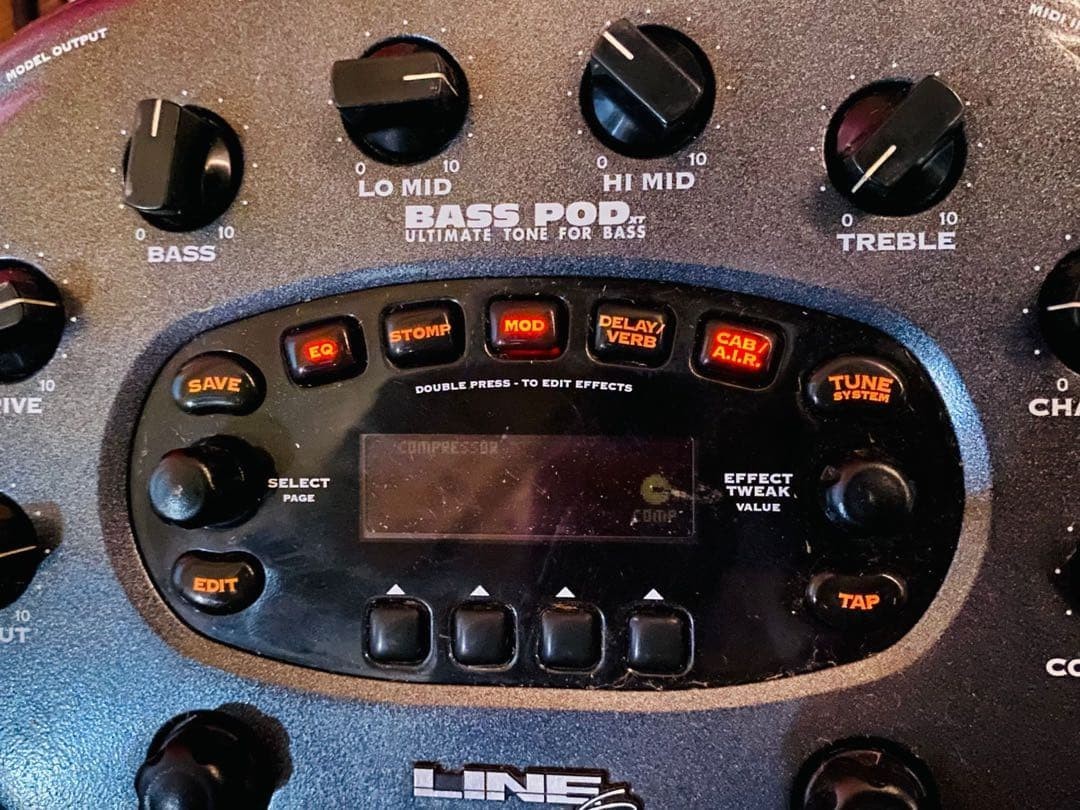 LINE6 POD HD Black Guitar Multi Effector