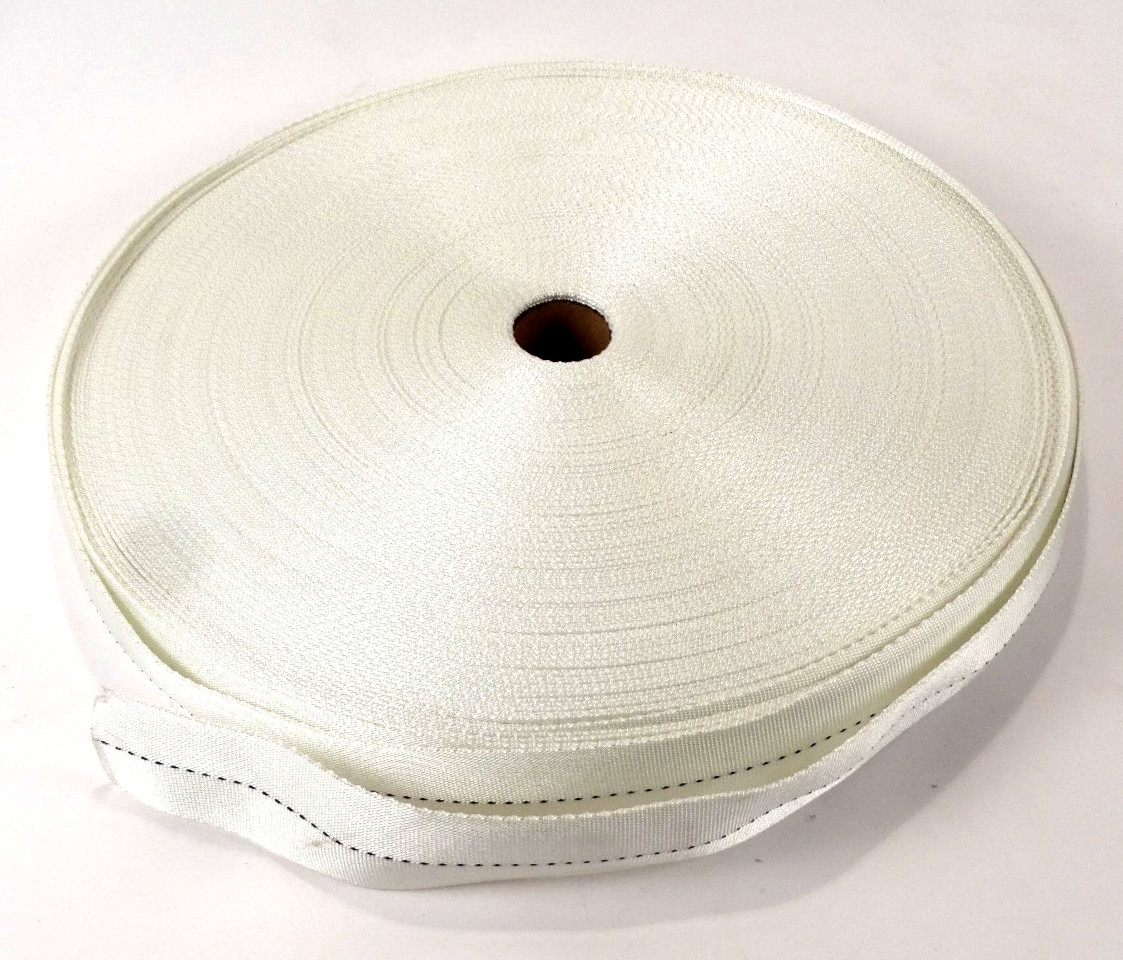 US Military 1-3/4" White Flat Nylon Webbing (90yd roll) NSN:8305-00-263-3591