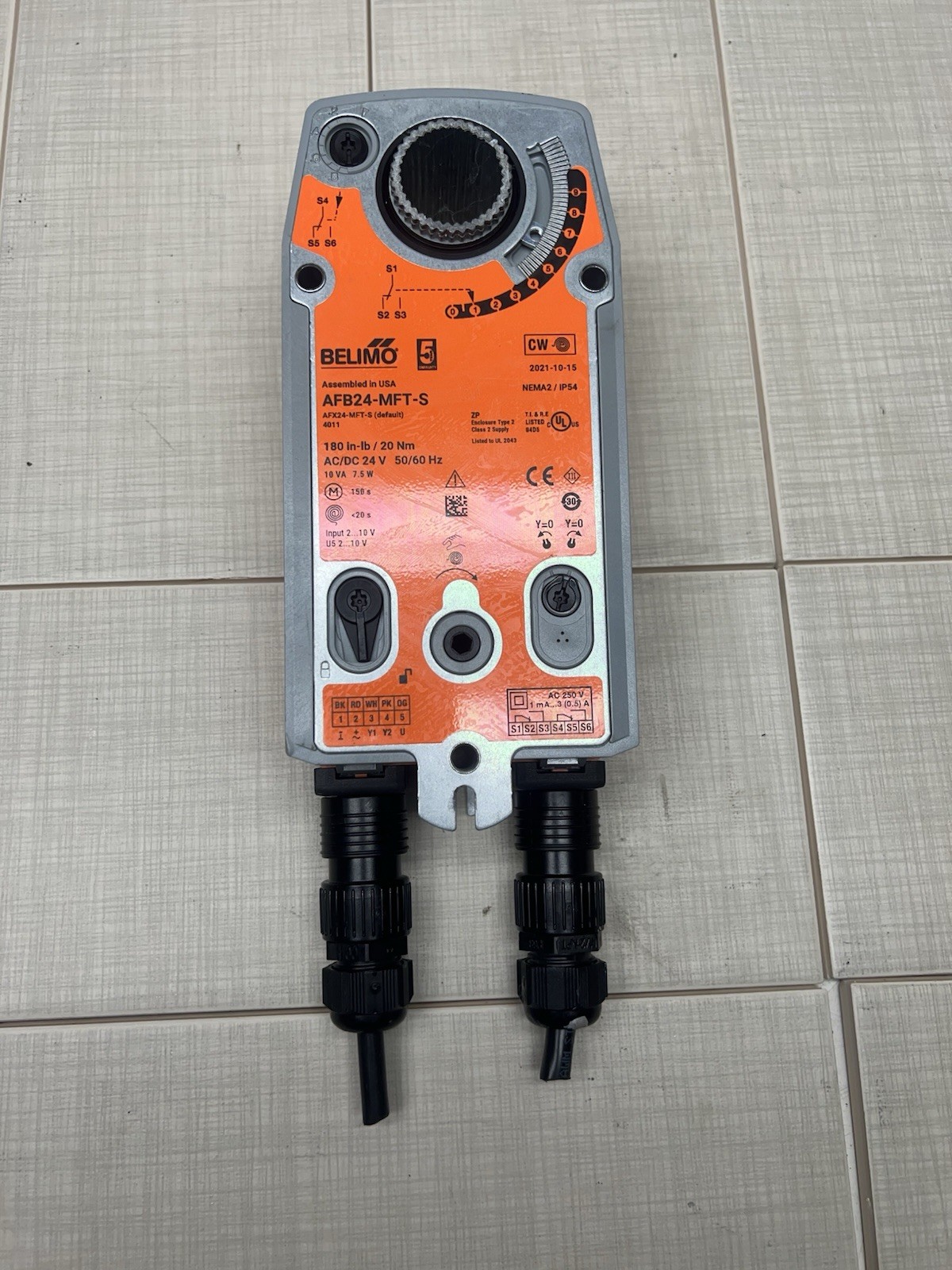 BELIMO AFB24MFTS DAMPER ACTUATOR  OPEN BOX MAKE OFFER G2U