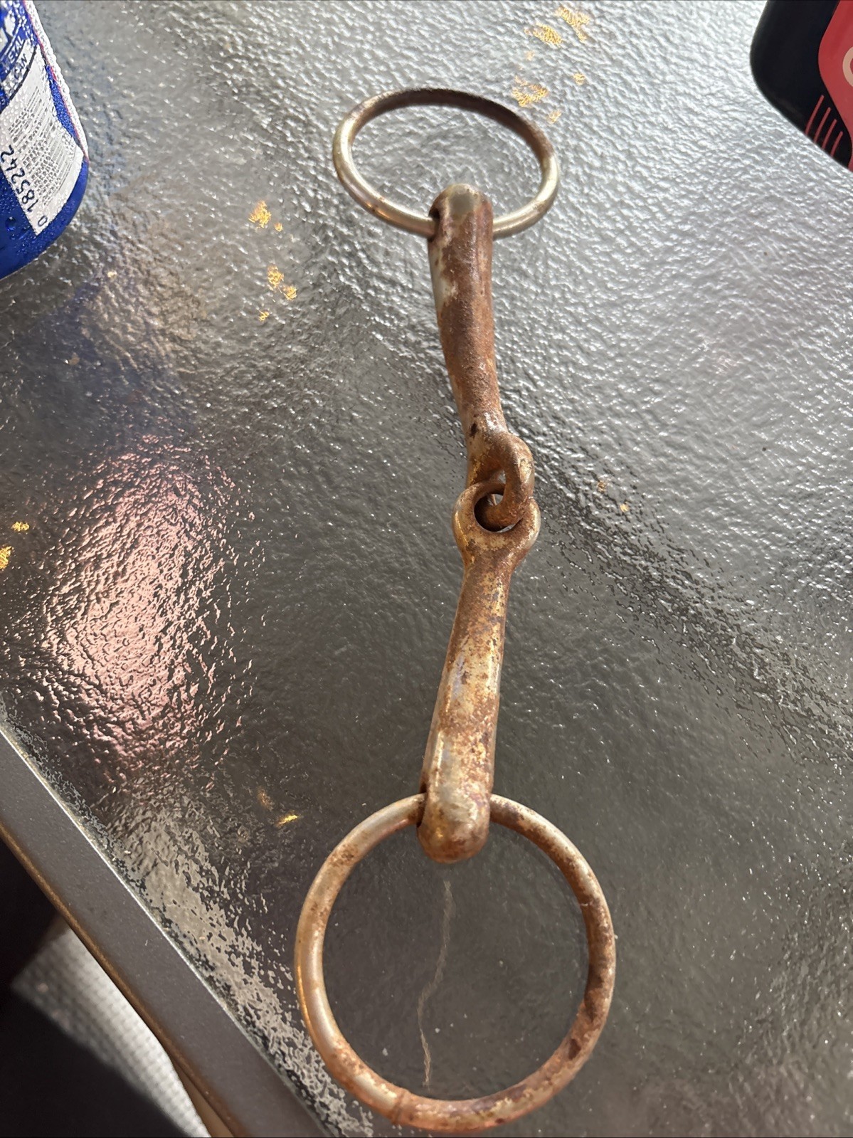 Herm Spencer Loose Ring Snaffle Horse Bit 5.5