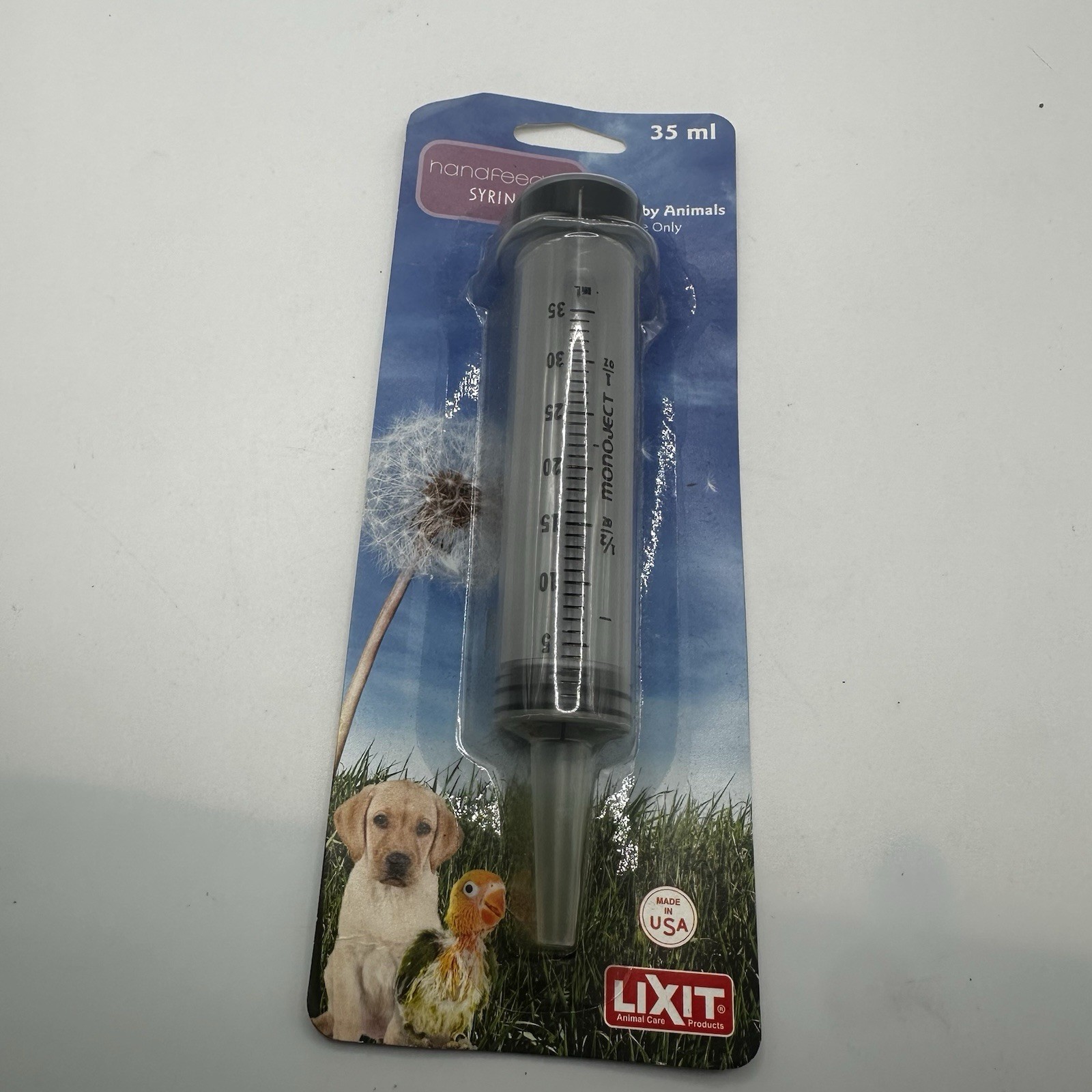 Lixit Hand Feeding Syringes for Puppies, Kittens, Rabbits and 35 ml