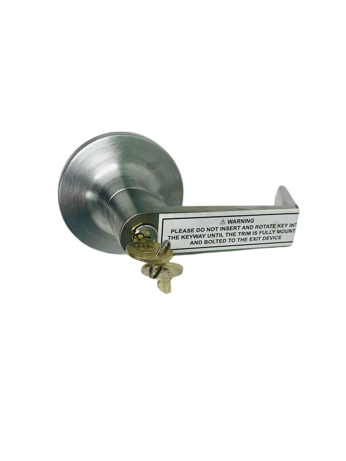 Yale AU546F 626 Satin Chrome Classroom Lever Exit Device w/ Rose Trim & Keys