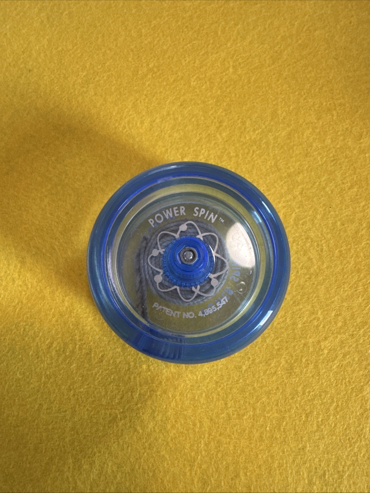 VTG Used Yomega Yo-Yo Translucent Light Blue Power Spin