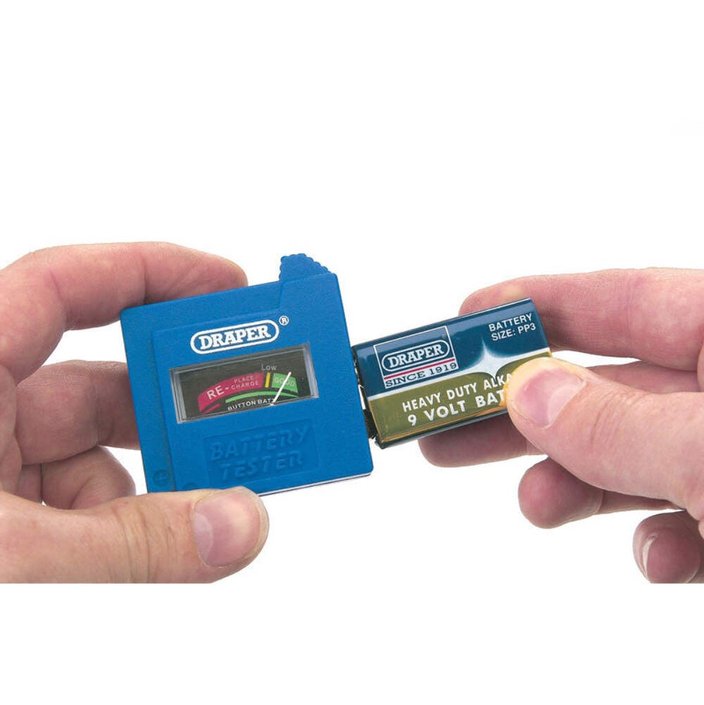 Battery Tester for AAA, AA, C, D, PP3 Batteries