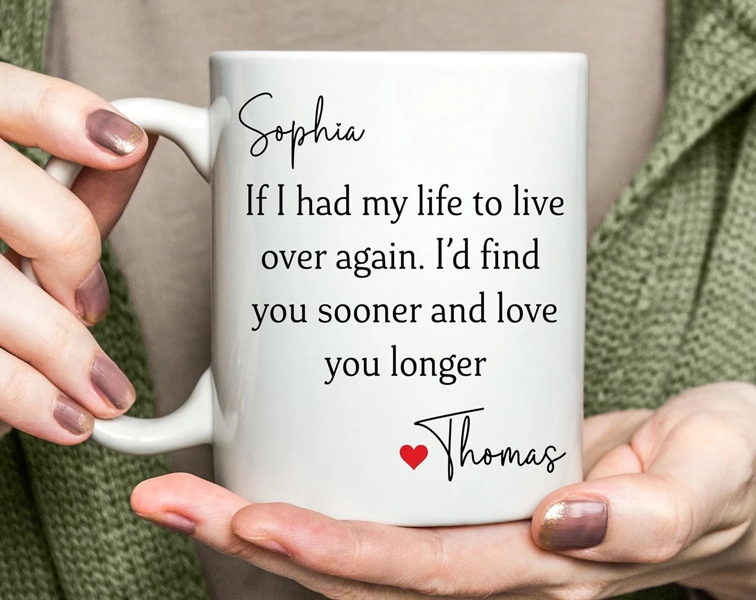 If I Had My Life To Live Over Again I Would Find You Sooner And Love You