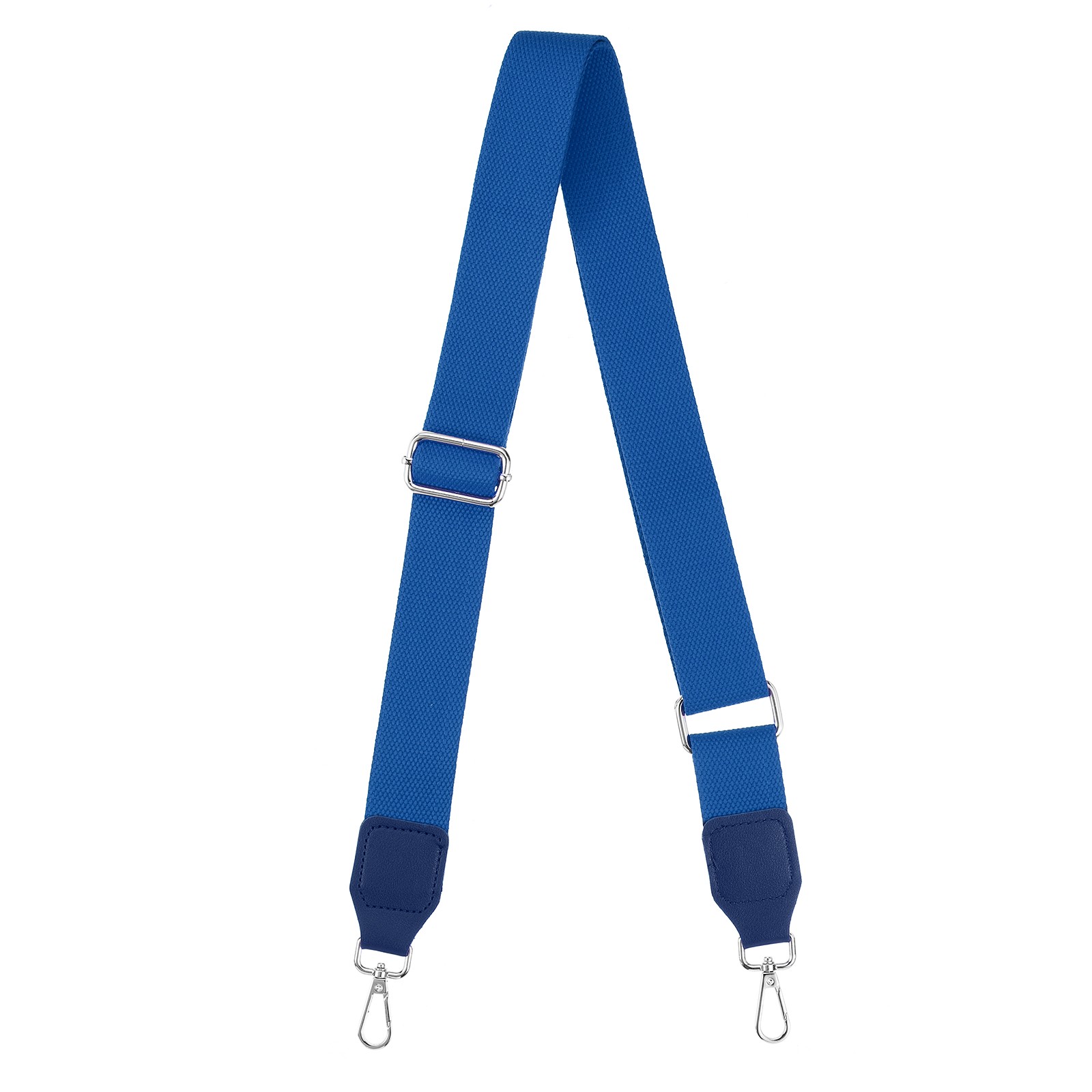 Purse Strap Replacement, 27.5-53" Crossbody Shoulder Strap(Blue, Silver Buckle)