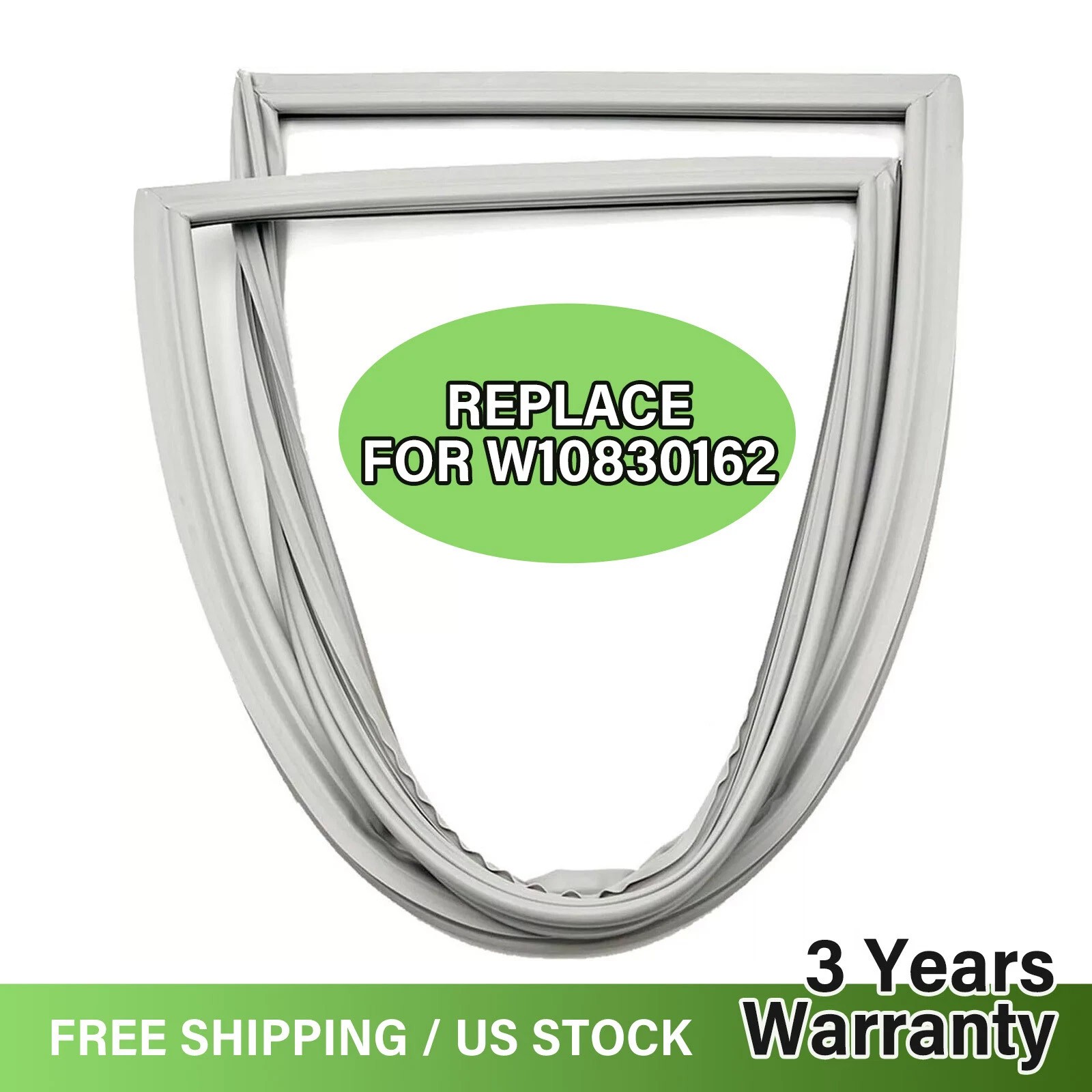 Gray Compatible With Kenmore Whirlpool Refrigerator French Door Gasket W10830162