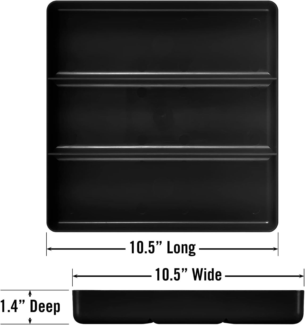 Efficient Organizer Tray with 3 Compartments - Perfect for Crafting & Repairs