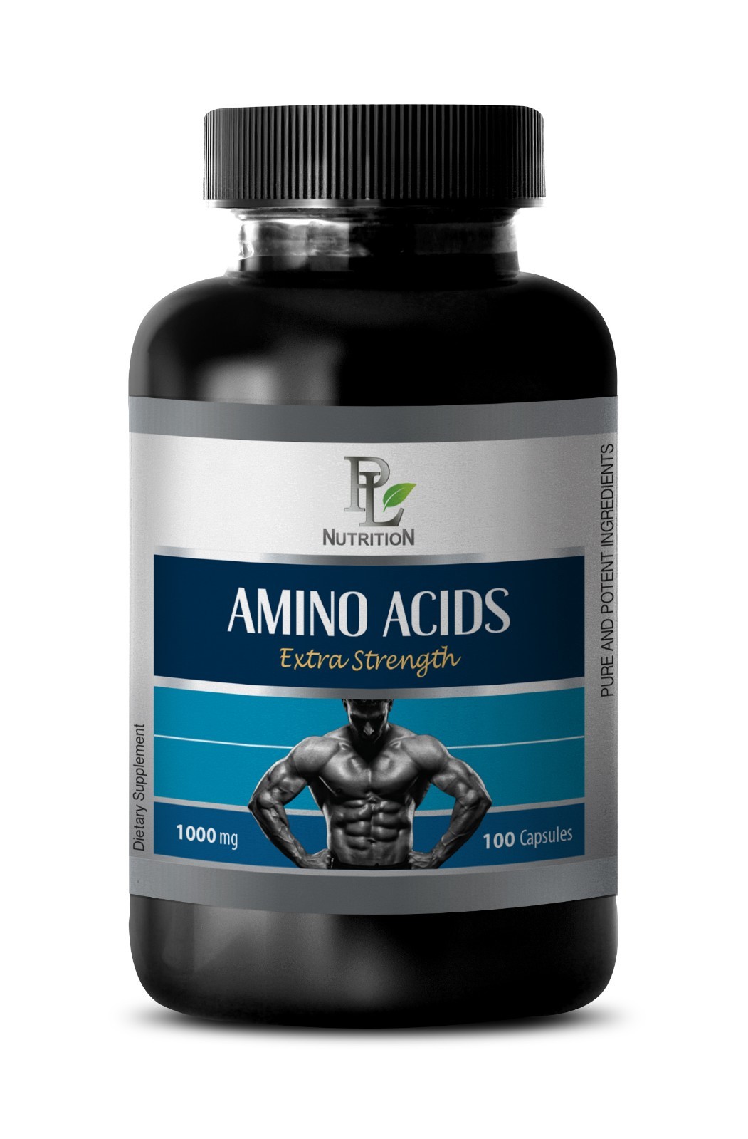 bodybuilding supplements - AMINO ACIDS 1000mg - muscle growth pills 1 Bottle
