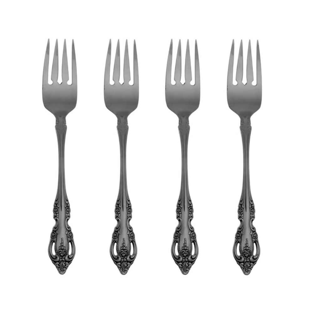 Oneida Brahms 18/8 Stainless Steel Salad Fork (Set of Four)